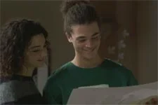 Alpha offre une ?uvre à Baptiste