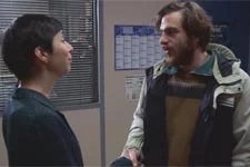 Anne félicite Elias