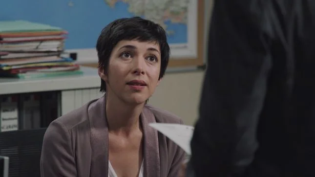 Anne, toute belle avec sa veste pastel ! look du jour