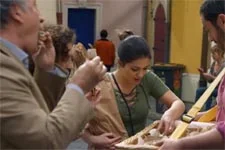 Francesco fait un carton avec sa dégustation sur la place du Mistral !