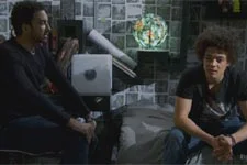 Gabriel met Baptiste en garde