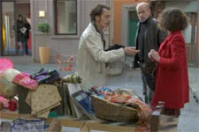 Jocelyn improvise un vide-grenier