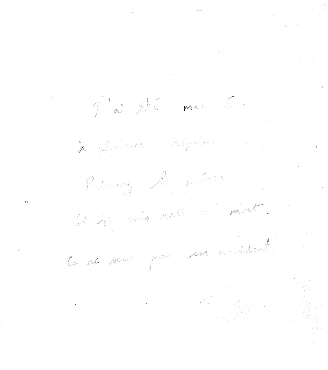 La lettre retrouvée