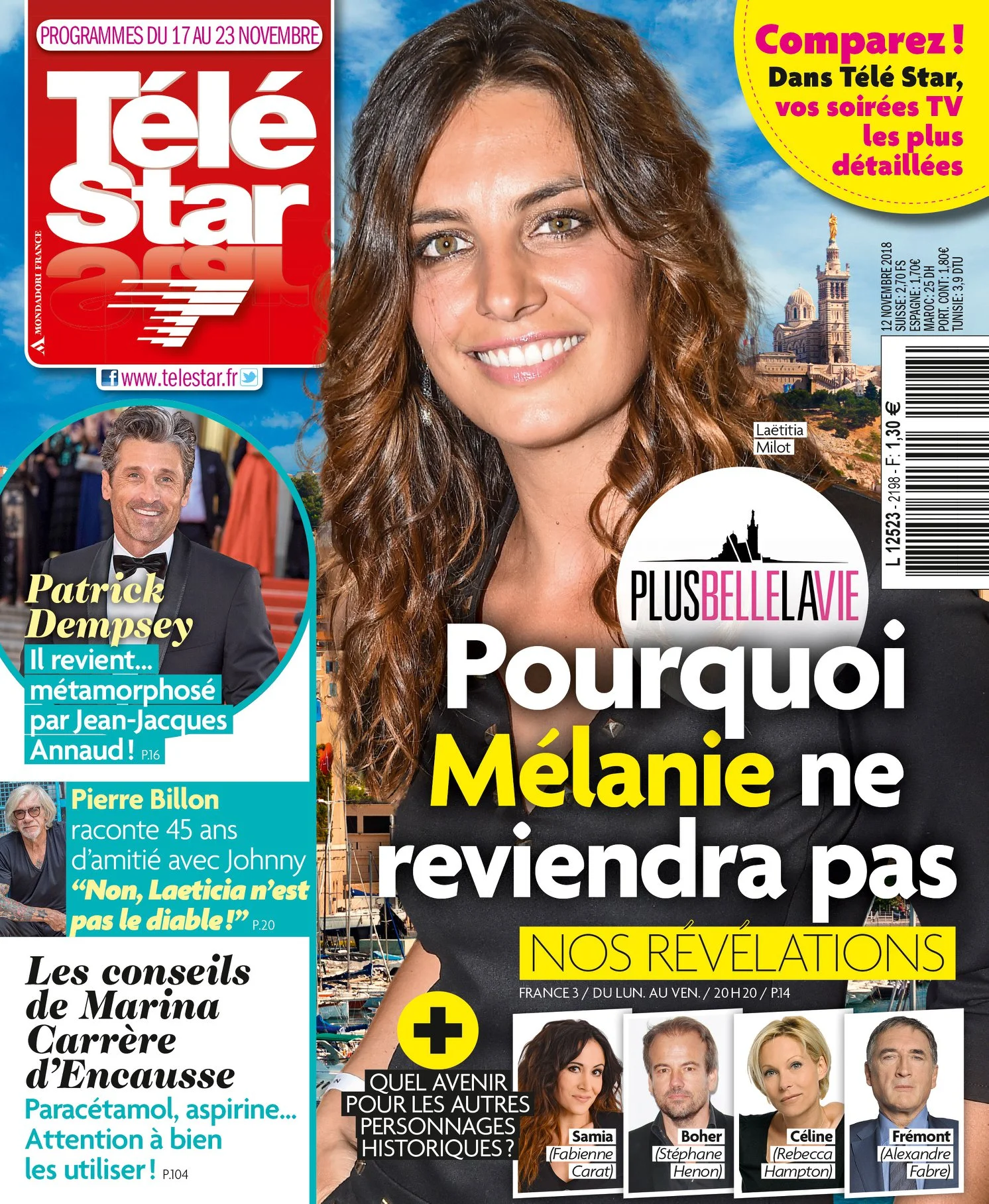 « Pourquoi Mélanie ne reviendra pas dans PBLV » en Une de Télé Star