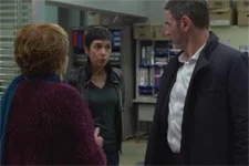 Yolande apprend la disparition de Jocelyn à Patrick