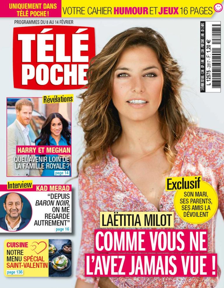 Laetitia Milot : « Comme vous ne l'avez jamais vue ! » en Une de Télé Poche