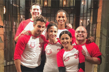 Fabienne Carat (Samia) dans Fort Boyard
